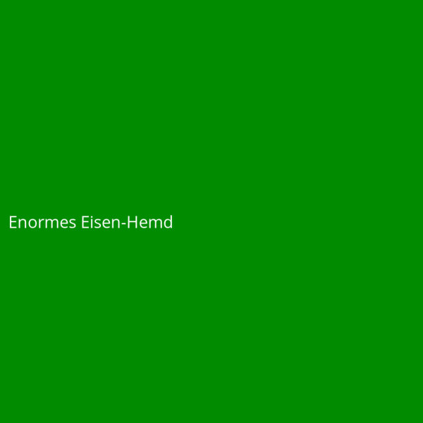 Enormes Eisen-Hemd